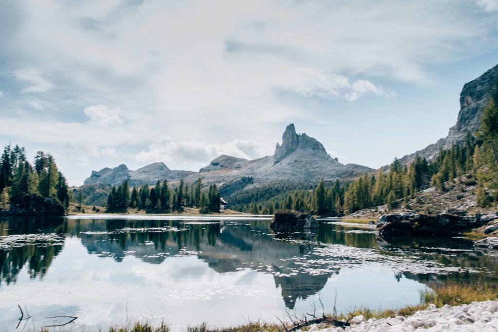 Ausblick am Lago di Federa