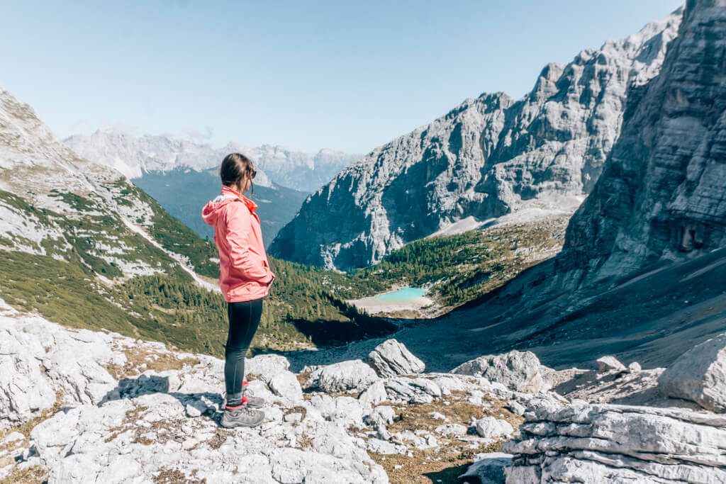 Blick auf den Lago di Sorapis