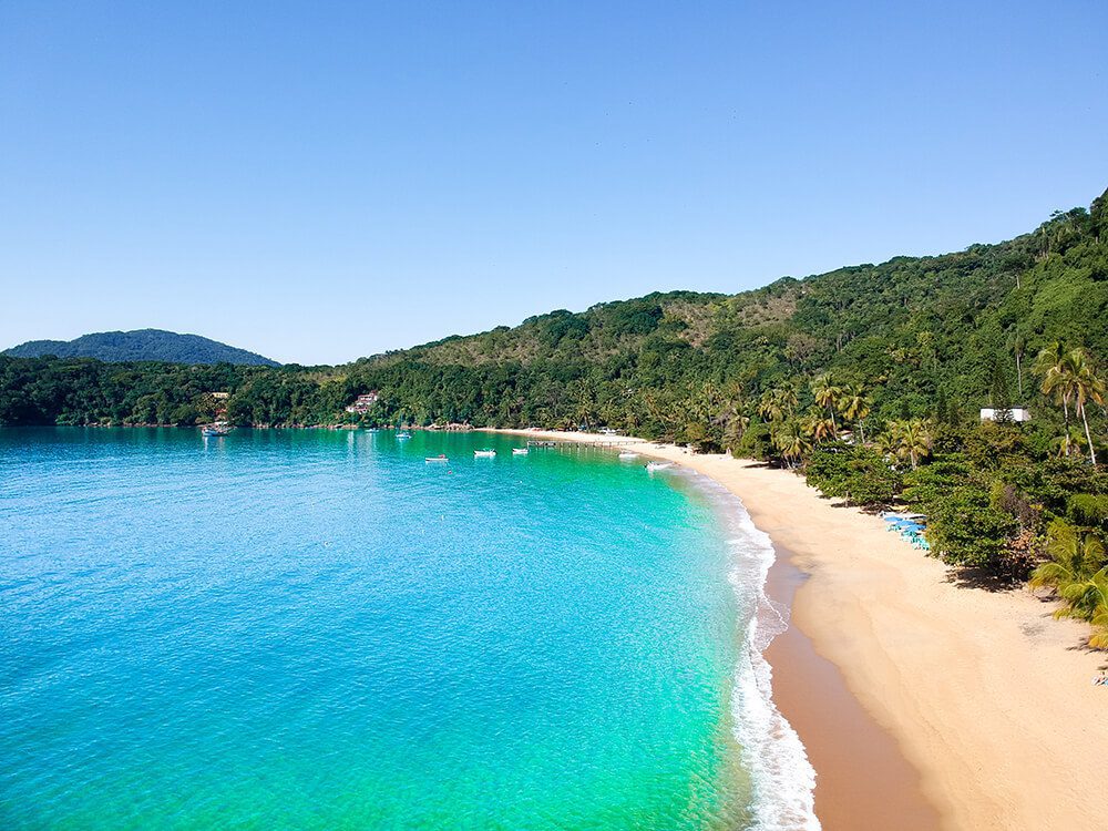 Drohnenbild über Ilha Grande