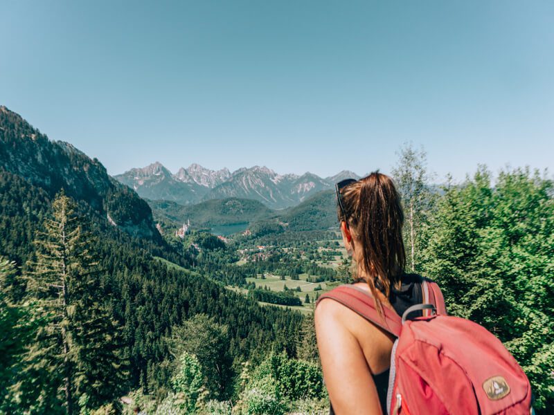 Blick auf Schloss Neuschwanstein