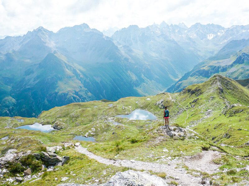 Bergseen auf der Madrisella