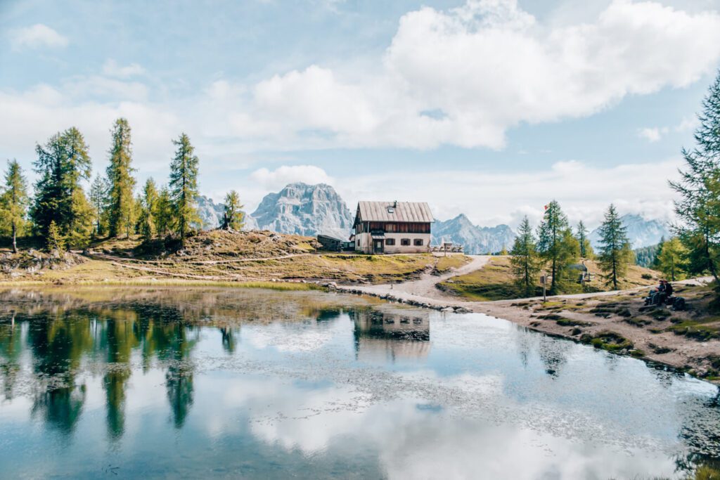 Spiegelung am Lago di Federa