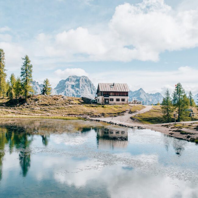 Spiegelung am Lago di Federa