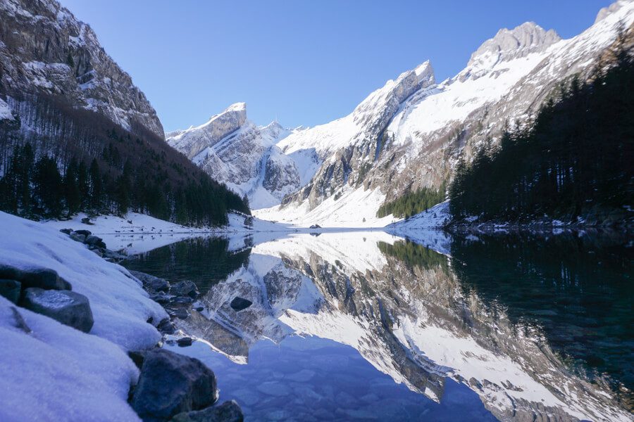 Seealpsee im Winter