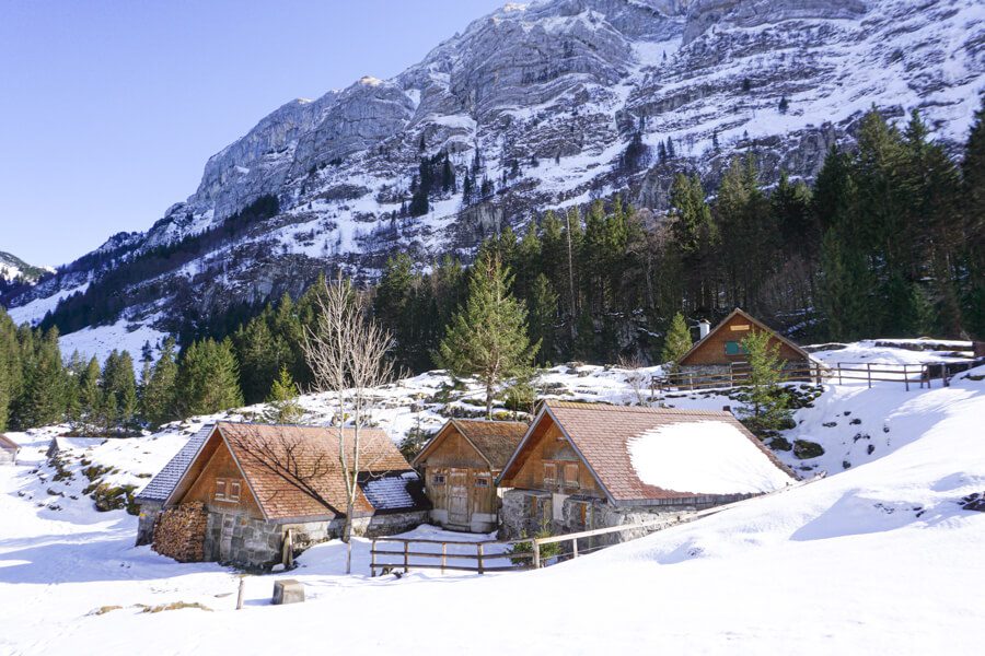 Hütten am Seealpsee