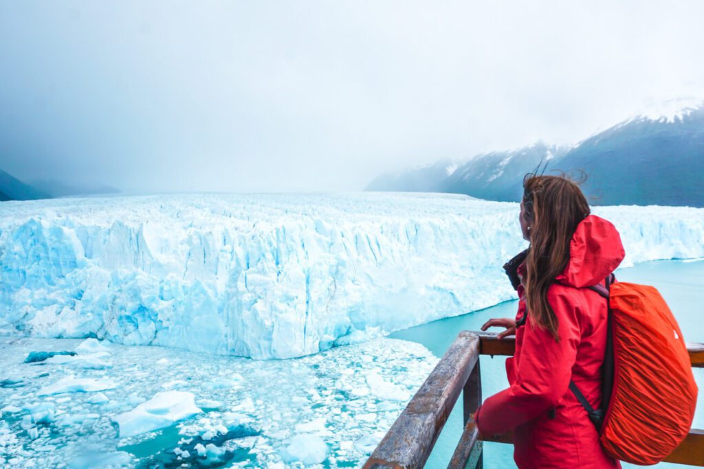 Blick auf den Gletscher