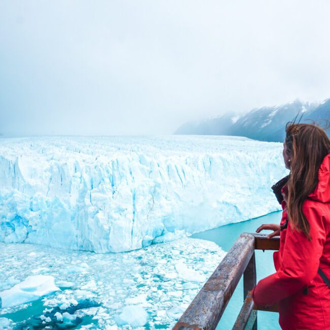 Blick auf den Gletscher