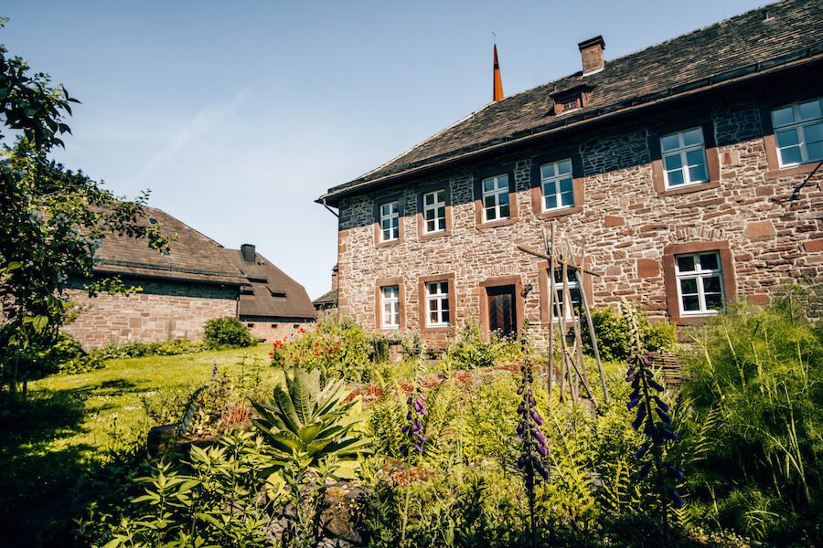Der Kräutergarten am Kloster Amelungsborn