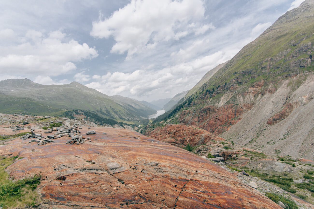 Rote Felsen im Kaunertal