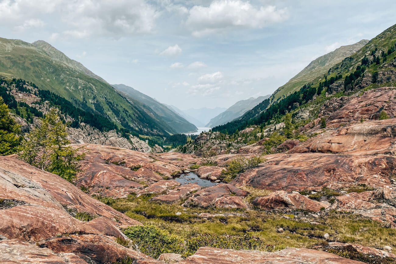 Wanderung Rote Felsen mit Gepatsch-Stausee