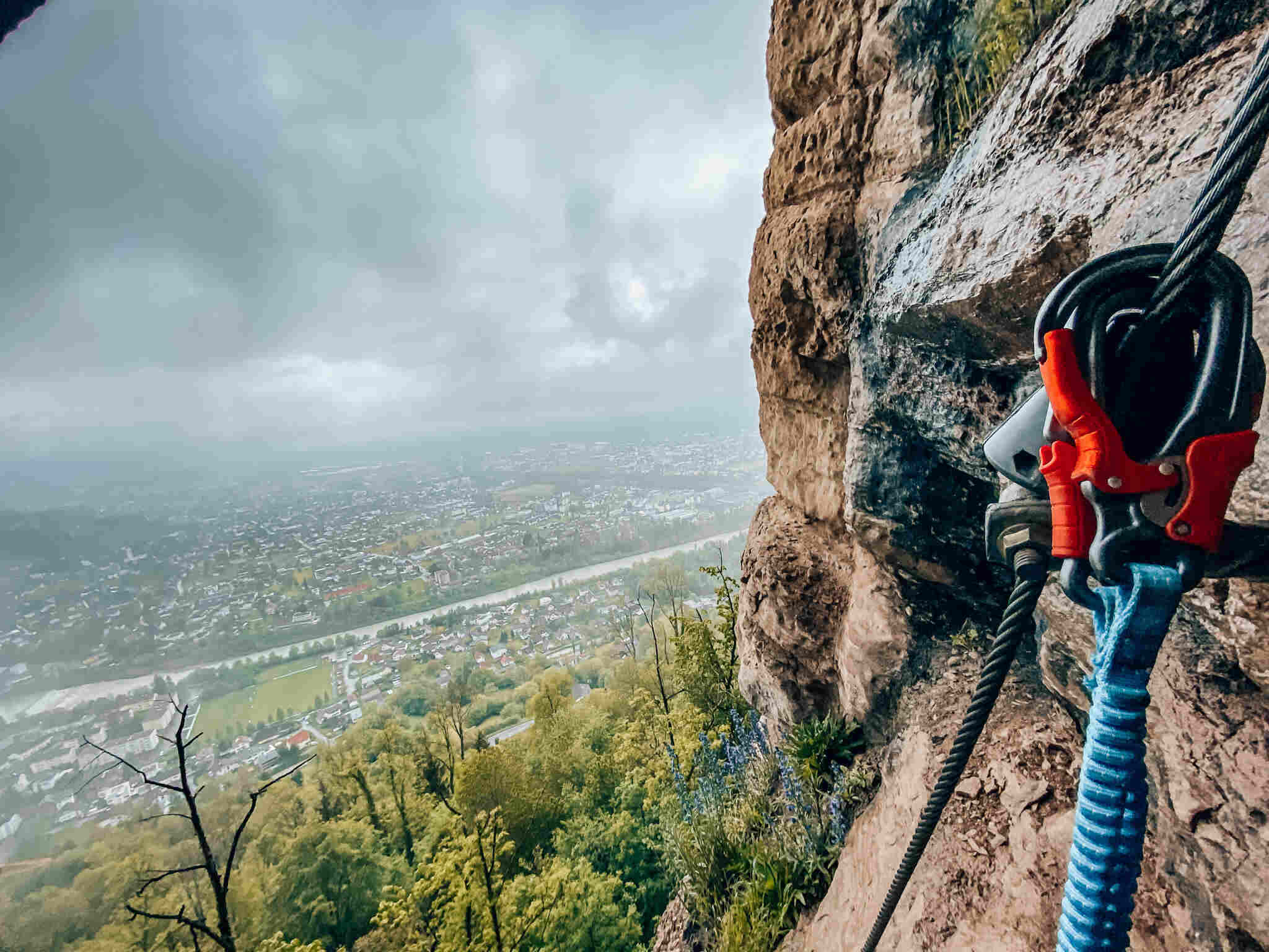 Ausblick vom Känzele Klettersteig