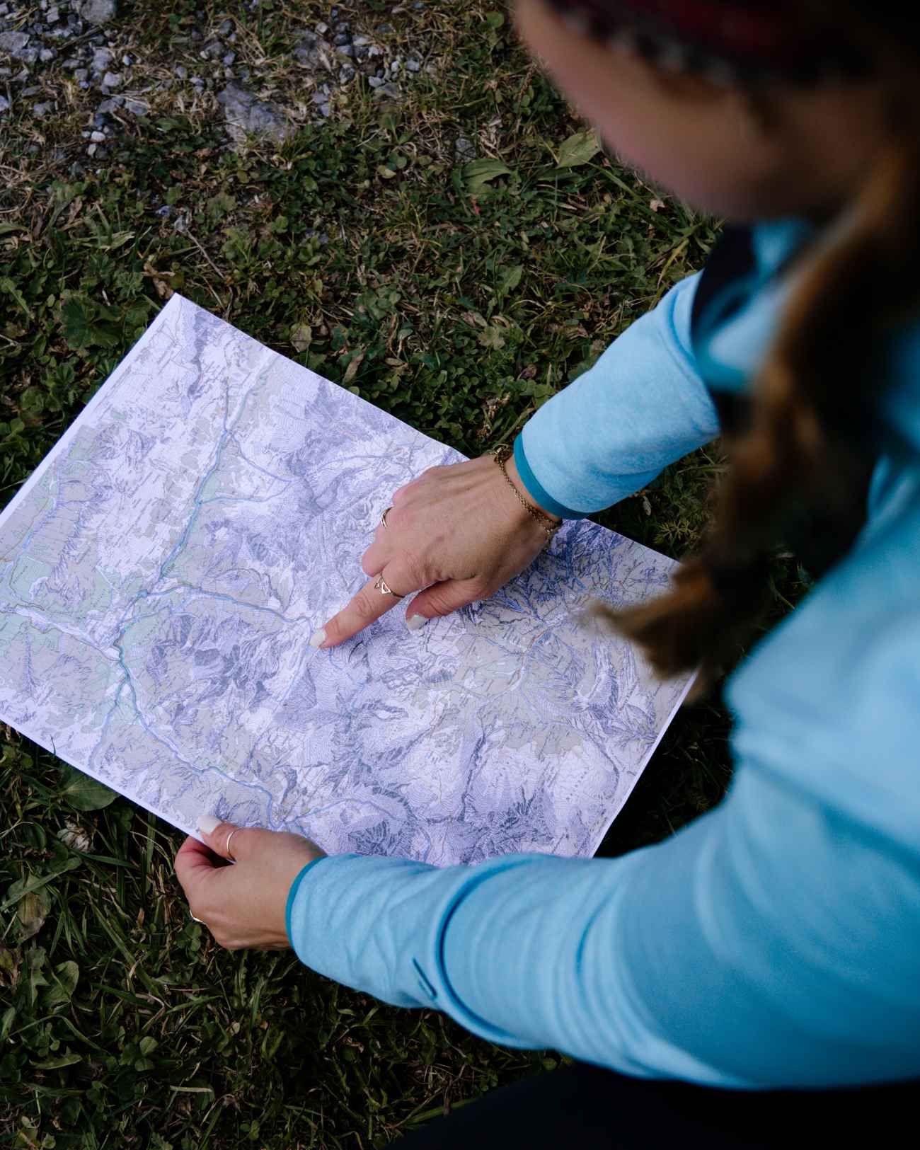 Kartenlesen beim Wandern