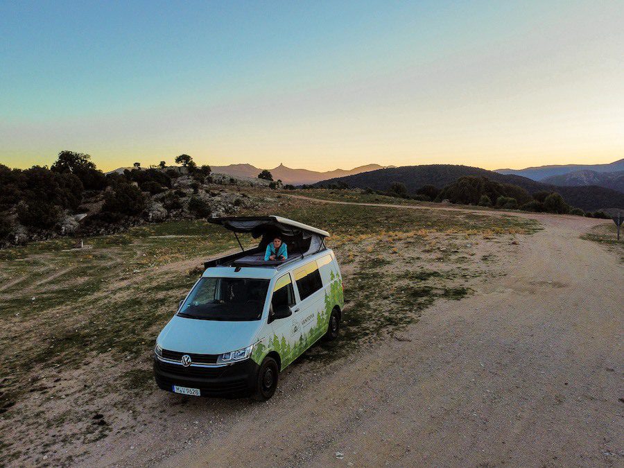 Campspots in den Bergen Sardiniens im November