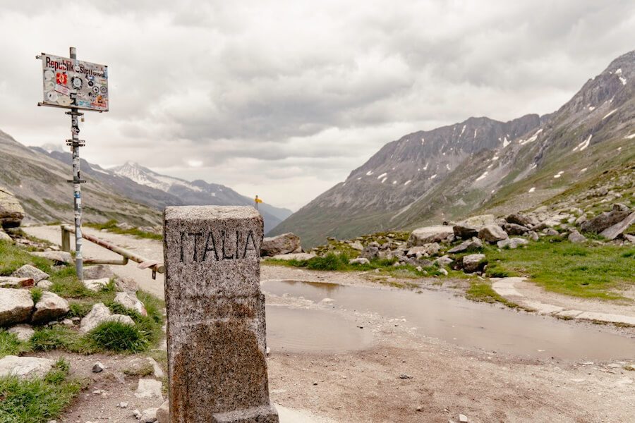 Grenzübertritt Italien