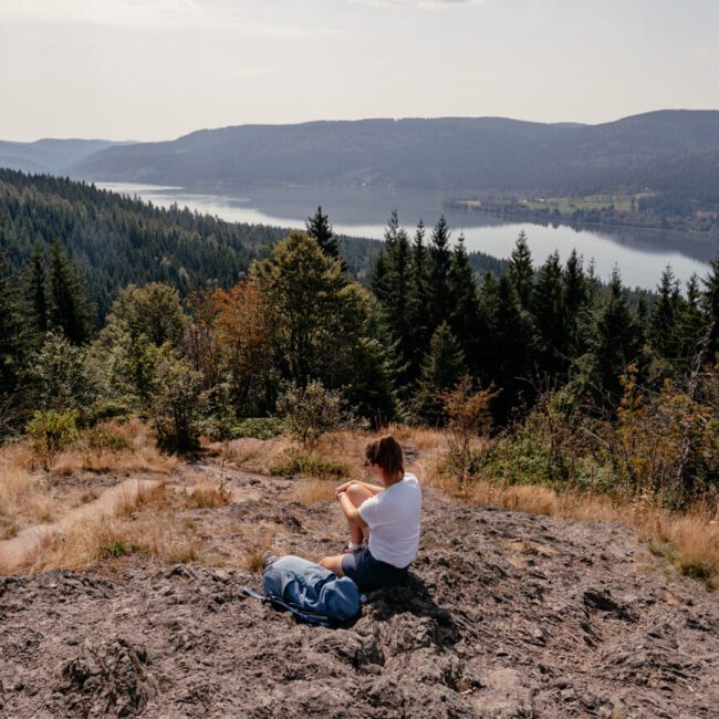Ausblick Bildstein auf Schluchsee