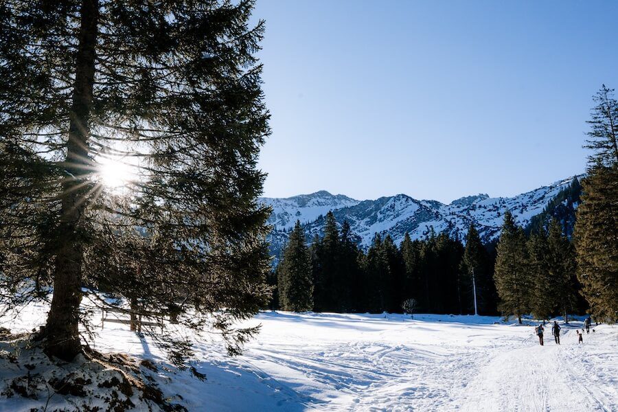 Winterwanderung Vilser Alm
