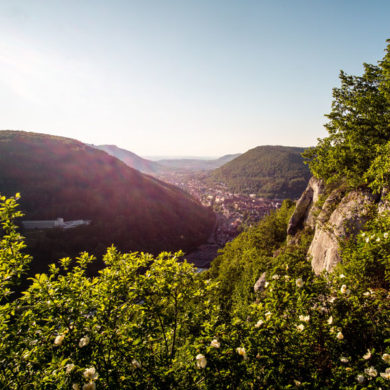 Panoramablick-Bad-Urach