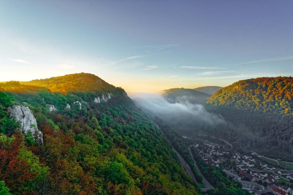 Blick über die Schäbische Alb