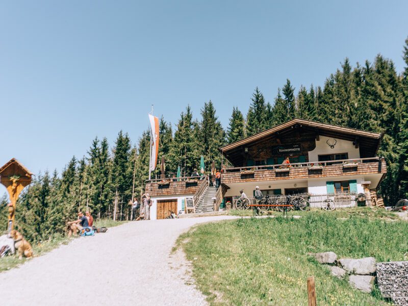 Pause auf der Rohrkopfhütte