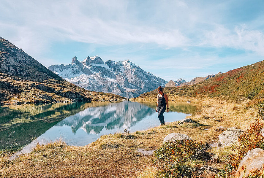 Wandern Herbst Tobelsee