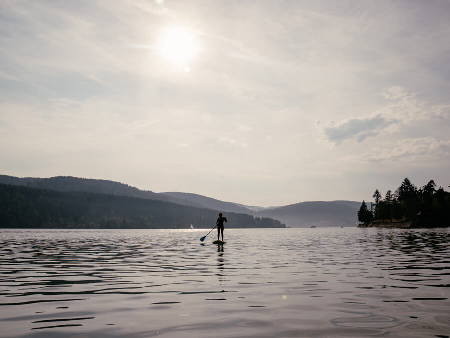 SUP auf dem Schluchsee