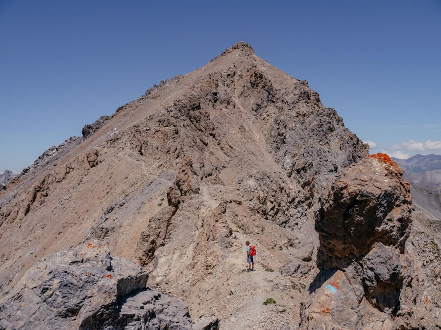 Blick Richtung Gipfel des Monta Scaletto