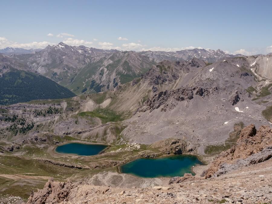 Blick auf die Roburent-Seen