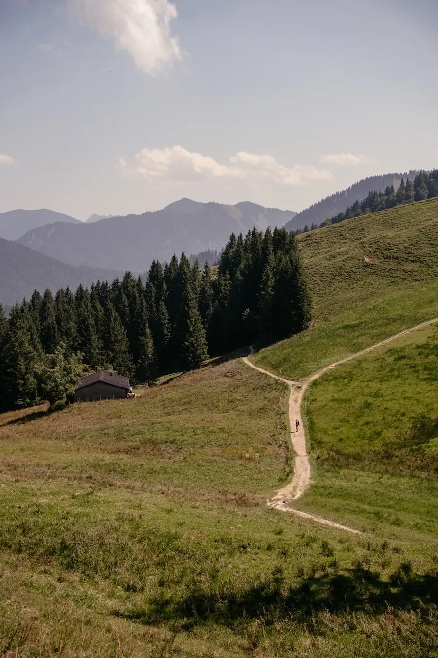 Weg von Gindelalmen zur Kreuzbergalm