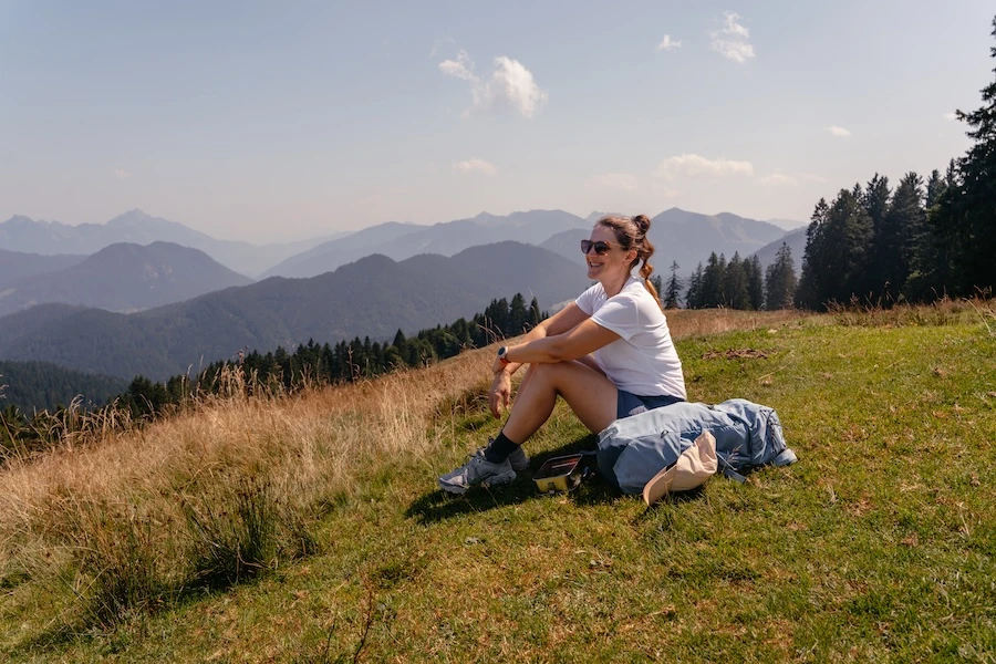 Pause an der Gindelalmschneid