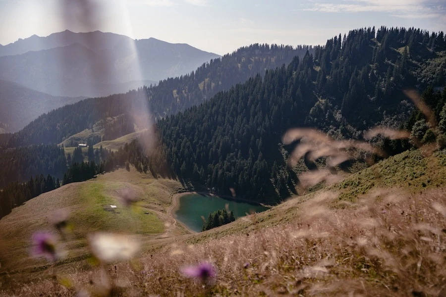 See auf dem Weg zum Roßkopf