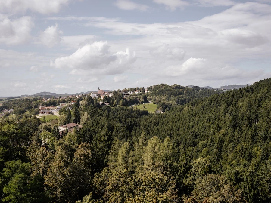 Blick auf Bad Kreuzen