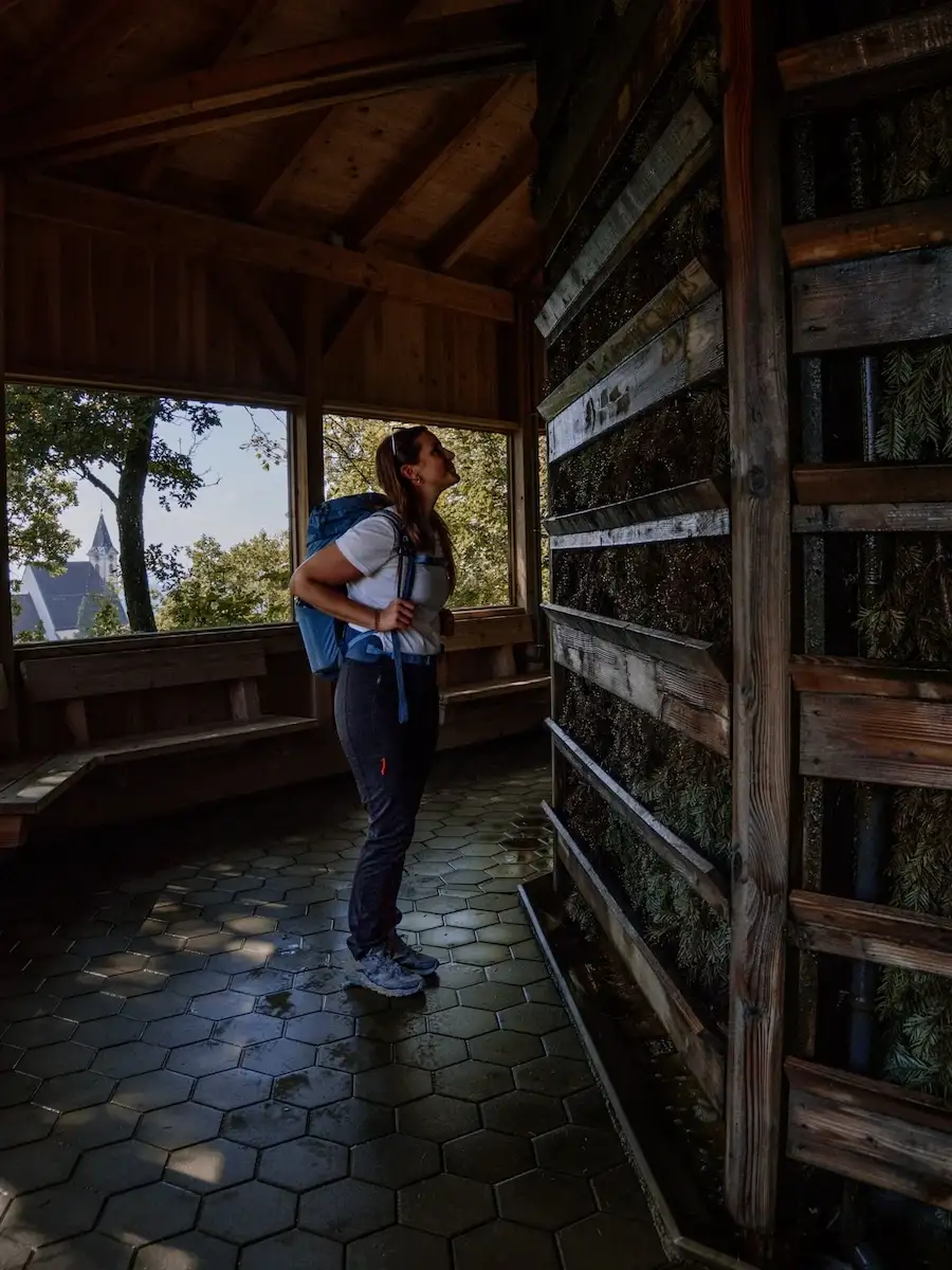 Gradierwerk im Kneipp Garten Bad Kreuzen