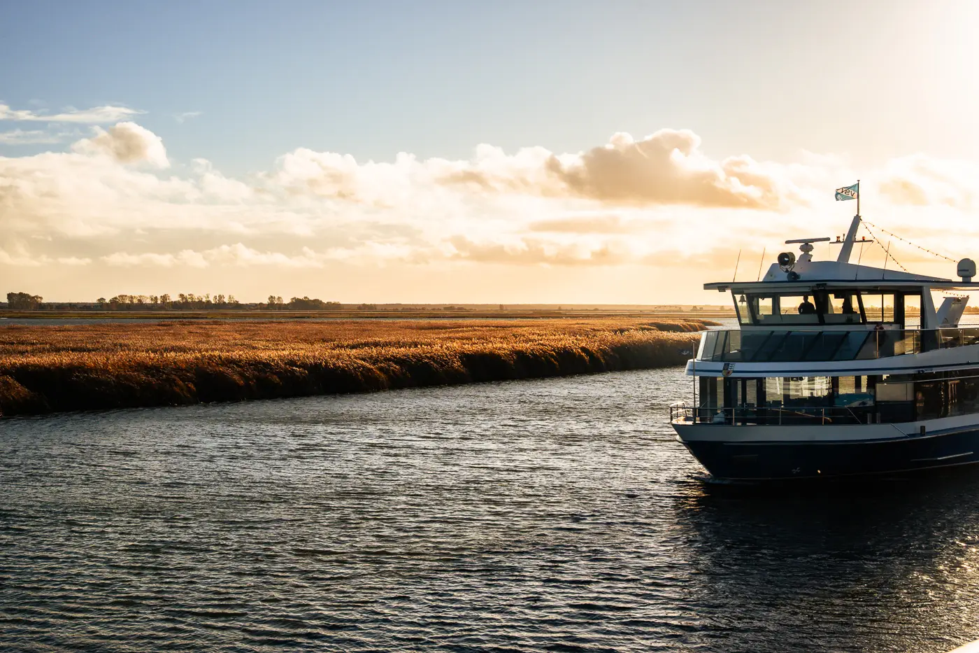 Bootsfahrt Boddenlanschaft